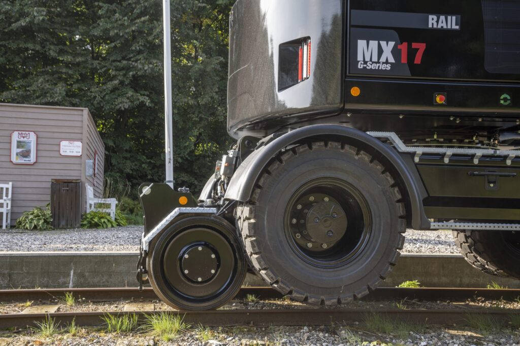 Hydrema MX17G Rail Schienenkonfiguration Hydrema MX17G Rail Schienenkonfiguration