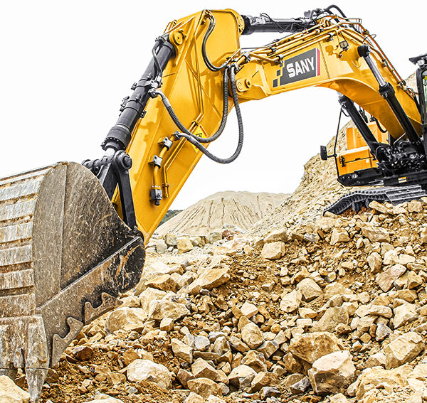 Sany SY390H Baustelle